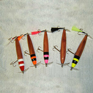 Handmade Cedar Propeller (Prop) Lures